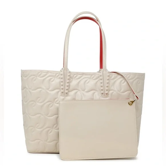 Christian Louboutin Cabat Embossed Leather Tote - Picture 3 of 8